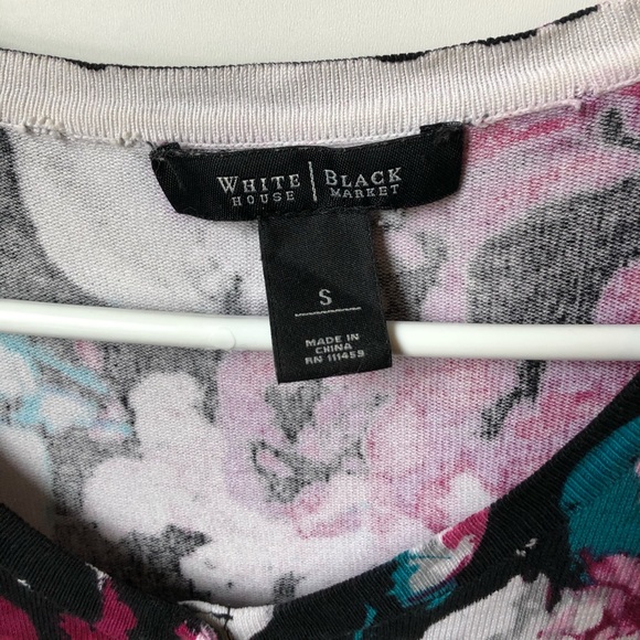 Flowered Cardigan from White House Black Market - Picture 4 of 4